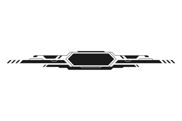 Download Digital Frame Template. Tech Title Black - Title Collection