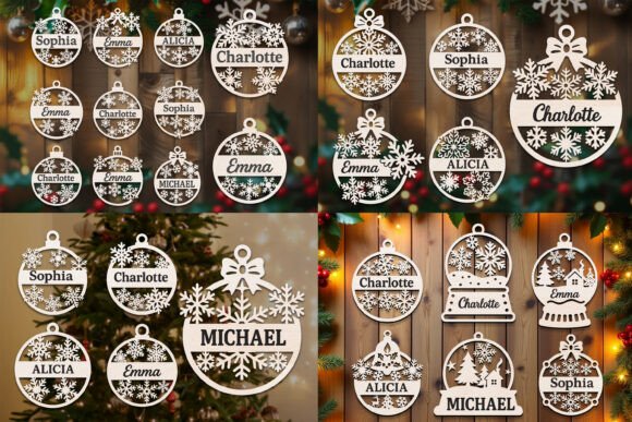 Download Laser Cut Christmas Ornaments SVG Bundle - Ornaments Collection