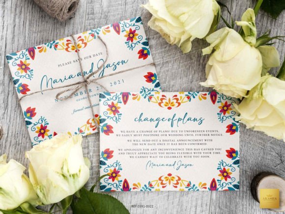 Download Mexican Theme Save the Date Card - Save Collection